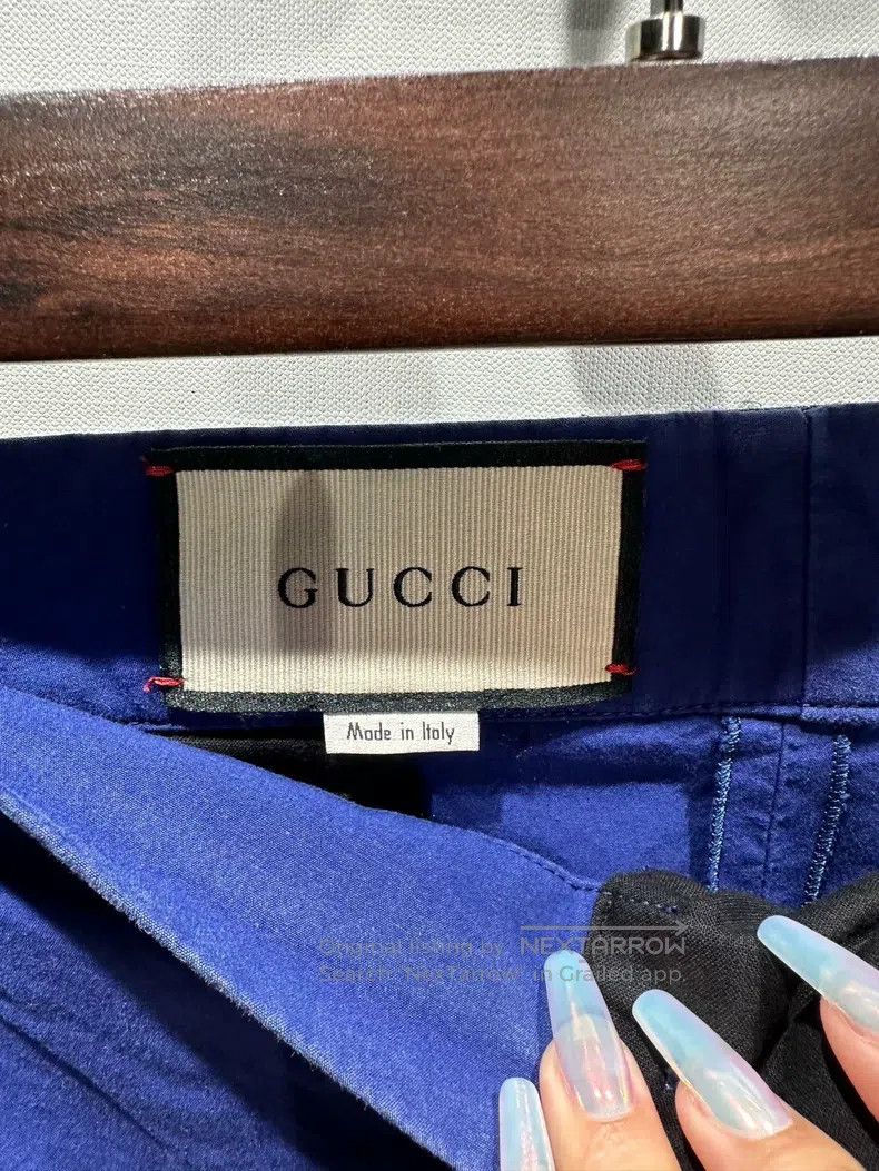 Gucci Gucci Solid colour zipper flap loose straight casual short Size US 32 / EU 48 - 3 Thumbnail