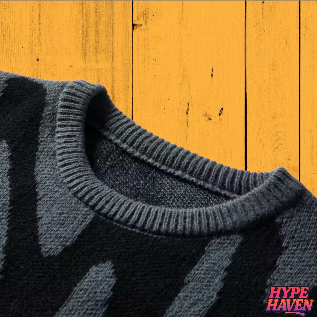 Other Contrast Jacquard Pullover Sweater Size US M / EU 48-50 / 2 - 2 Thumbnail