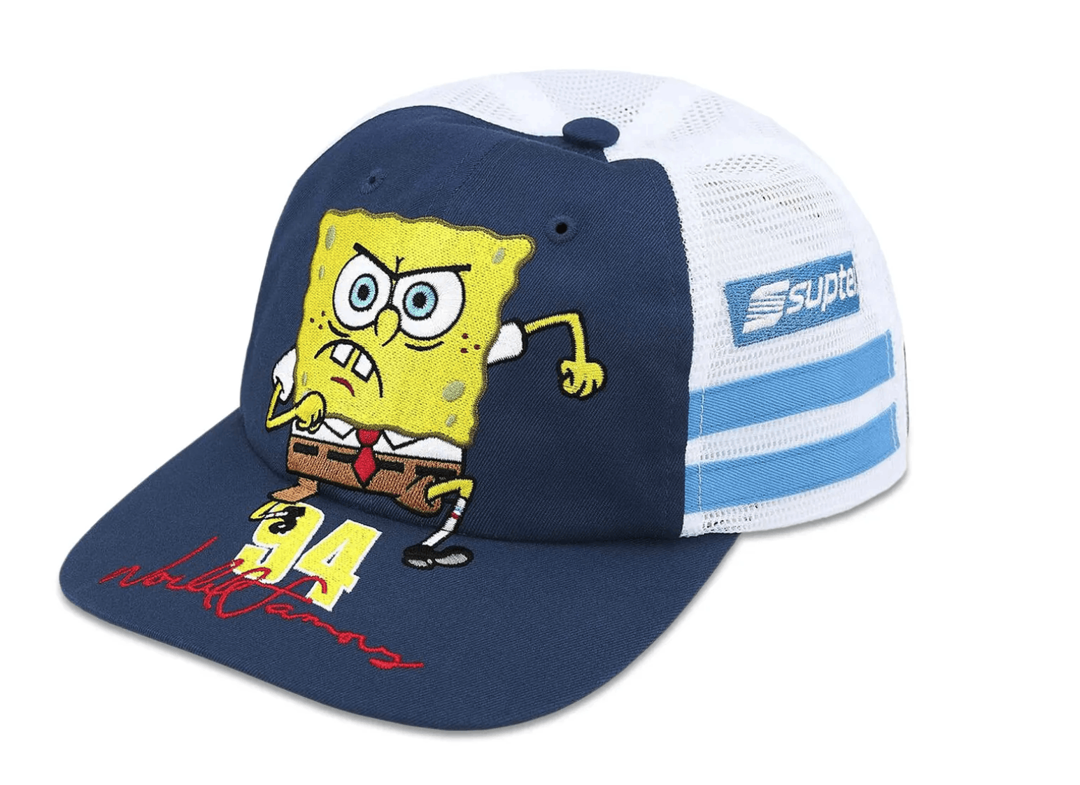 Supreme Supreme Spongebob Jeff Hamilton Mesh Back 6-Panel Navy' Size ONE SIZE - 1 Thumbnail