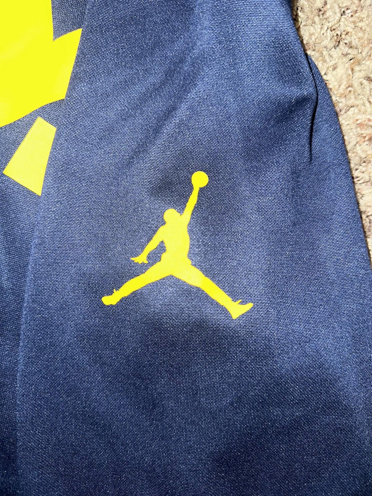 Designer Jordan Brand Michigan Wolverines Navy 2-Hit Performance Pullover Hoodie Size US S / EU 44-46 / 1 - 7 Thumbnail