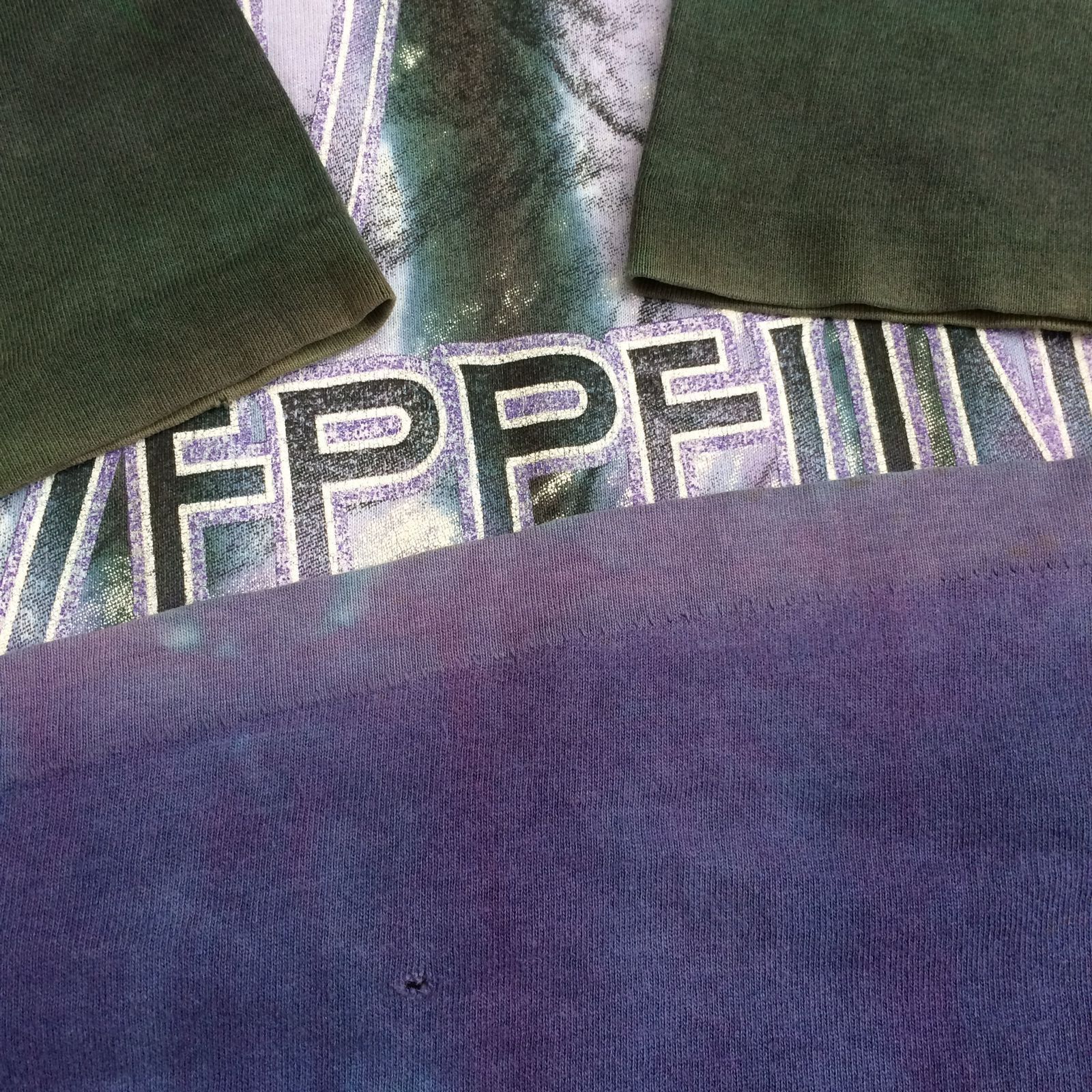 Led Zeppelin Vintage Led Zeppelin Swan Song Tie Dye Band T-Shirt Size US L / EU 52-54 / 3 - 10 Thumbnail