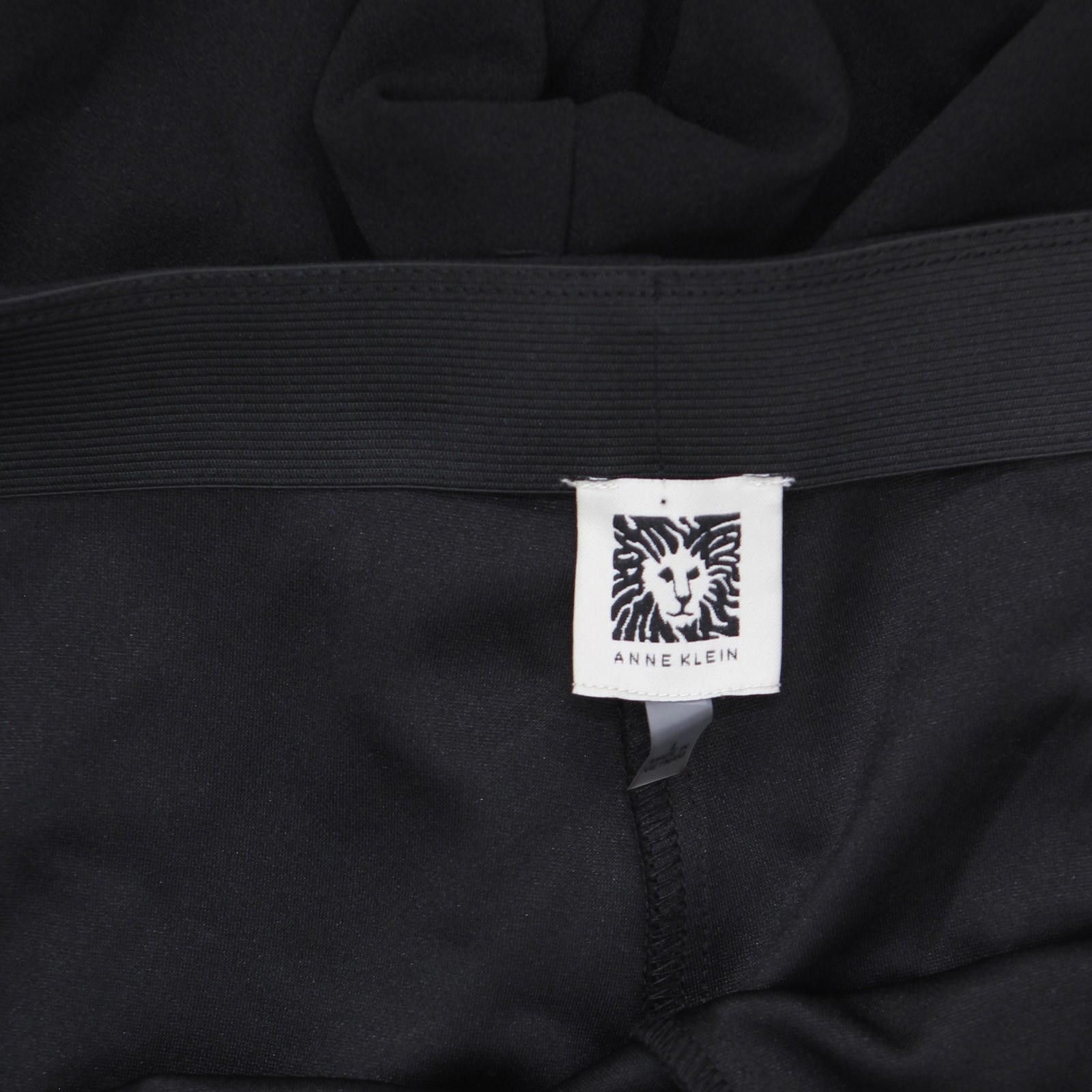 Other Nwt Anne Klein Cropped Pull On Embellished Pants Black L Size 36" / US 14 / IT 50 - 5 Thumbnail