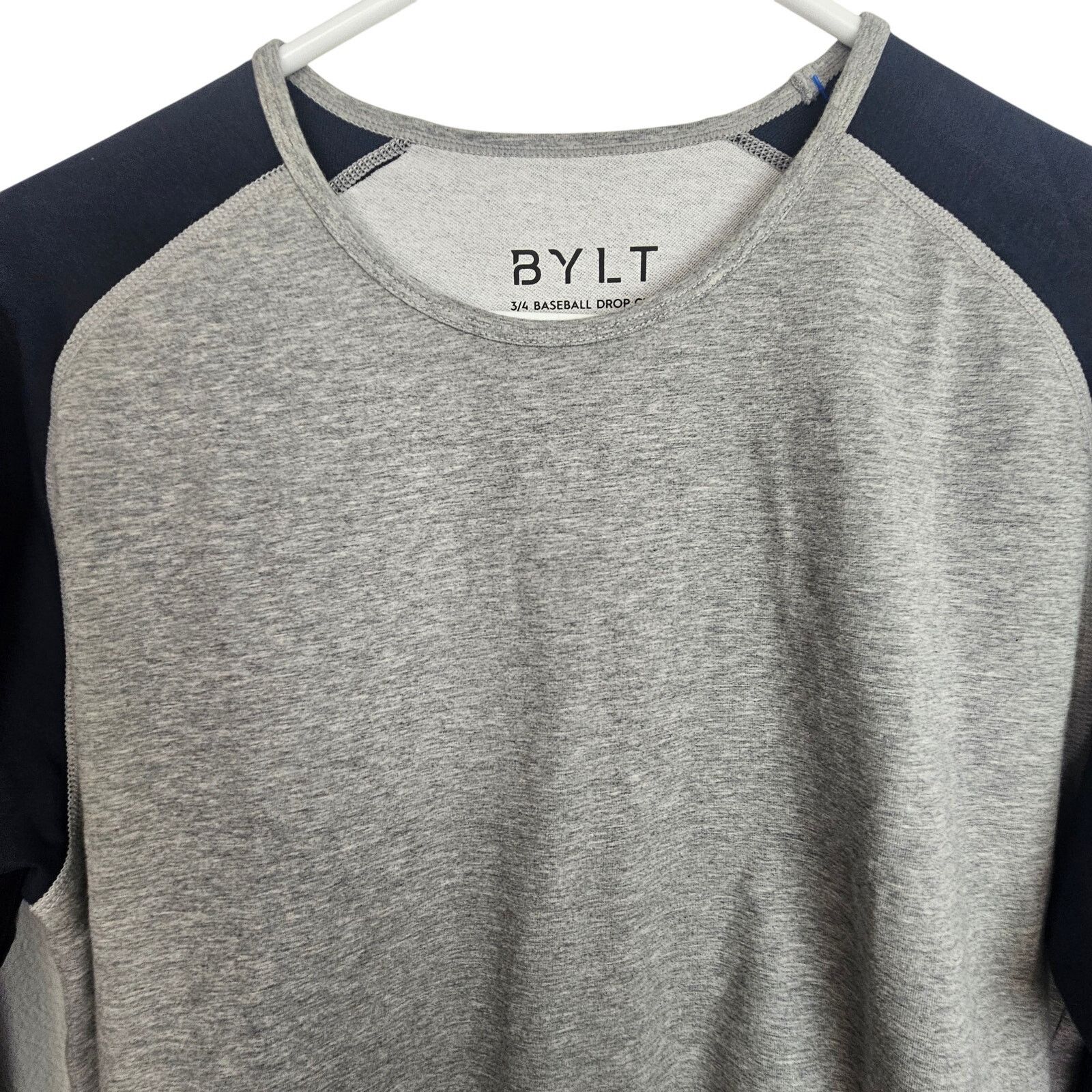 BYLT Premium Basics Bylt Mens 3/4 Baseball Drop Cut Lux Athletic Shirt Size M Size US M / EU 48-50 / 2 - 2 Thumbnail