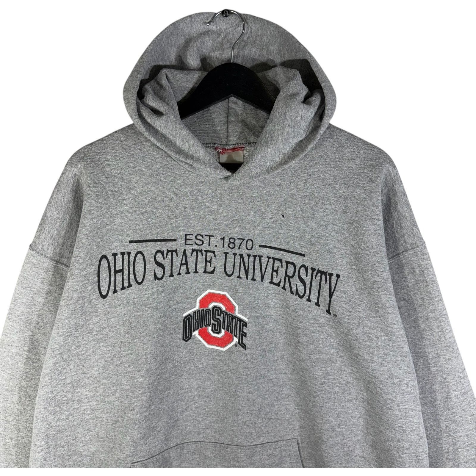 Vintage Vintage Ohio State University Embroidered Spellout Hoodie XL Size US XL / EU 56 / 4 - 2 Thumbnail
