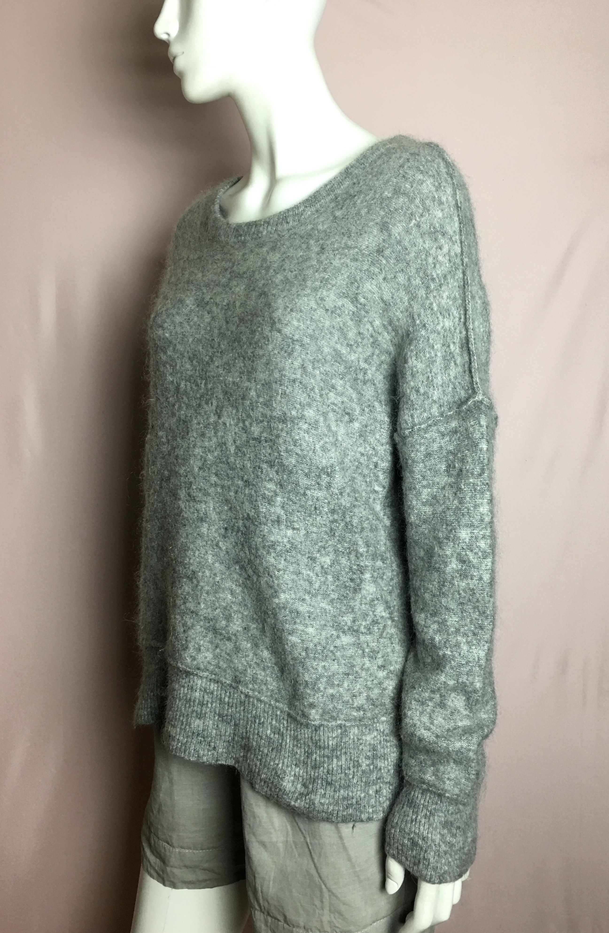 By Malene Birger By Malene Birger Wool Mohair Sweater Gray XL Size XL / US 12-14 / IT 48-50 - 2 Thumbnail