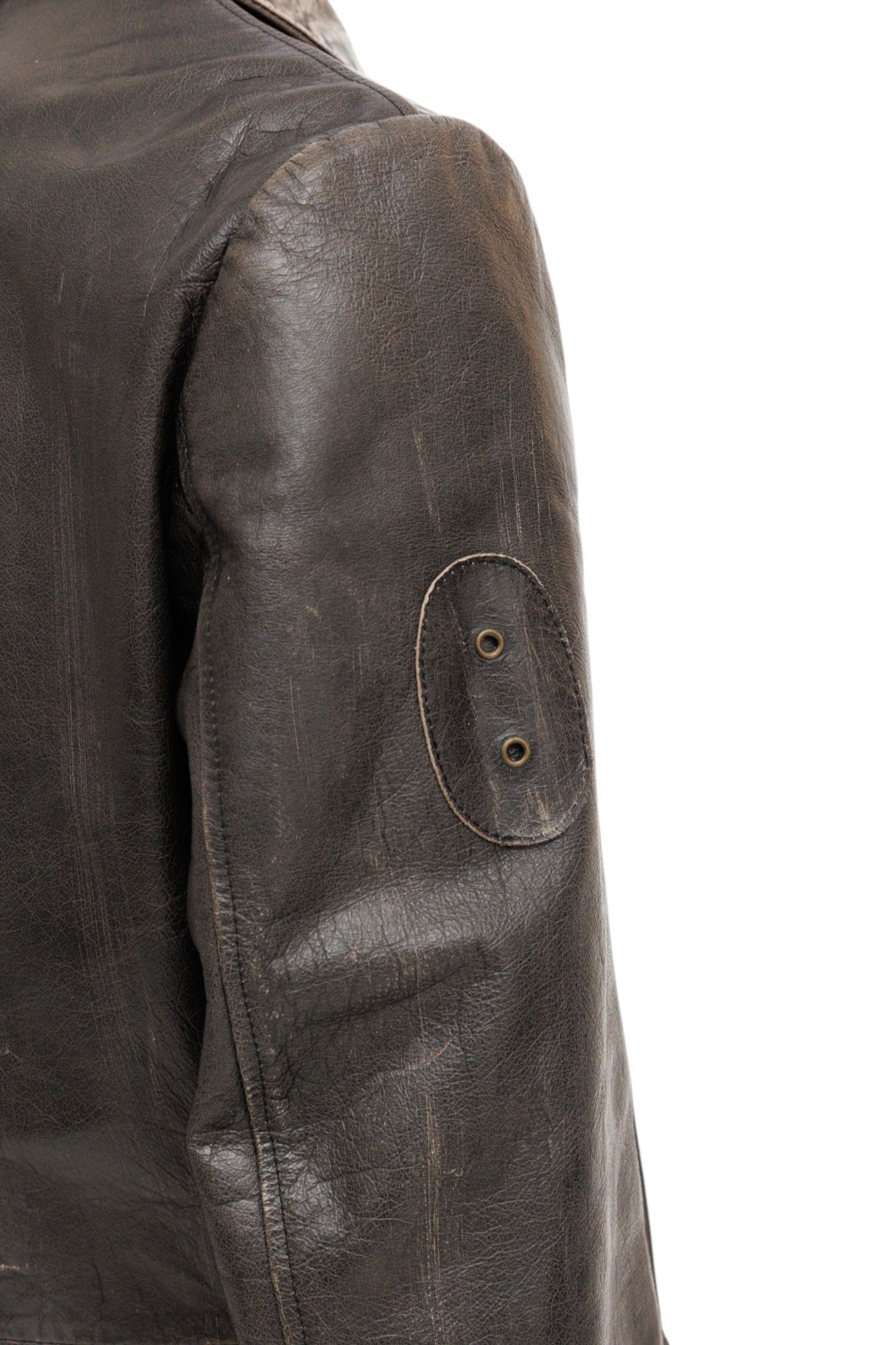 Dolce & Gabbana Black Leather Military Coat Size US S / EU 44-46 / 1 - 8 Thumbnail