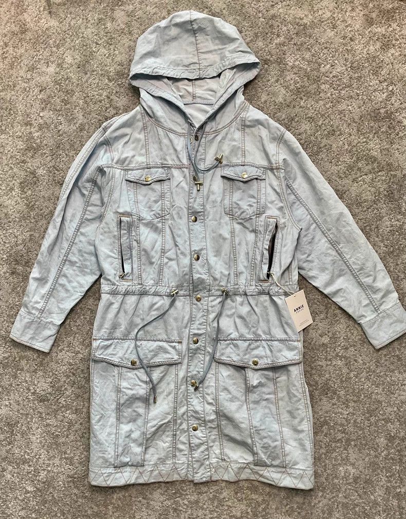 Balmain Balmain Denim Trench Coat with Hood-dmc Size US M / EU 48-50 / 2 - 1 Thumbnail