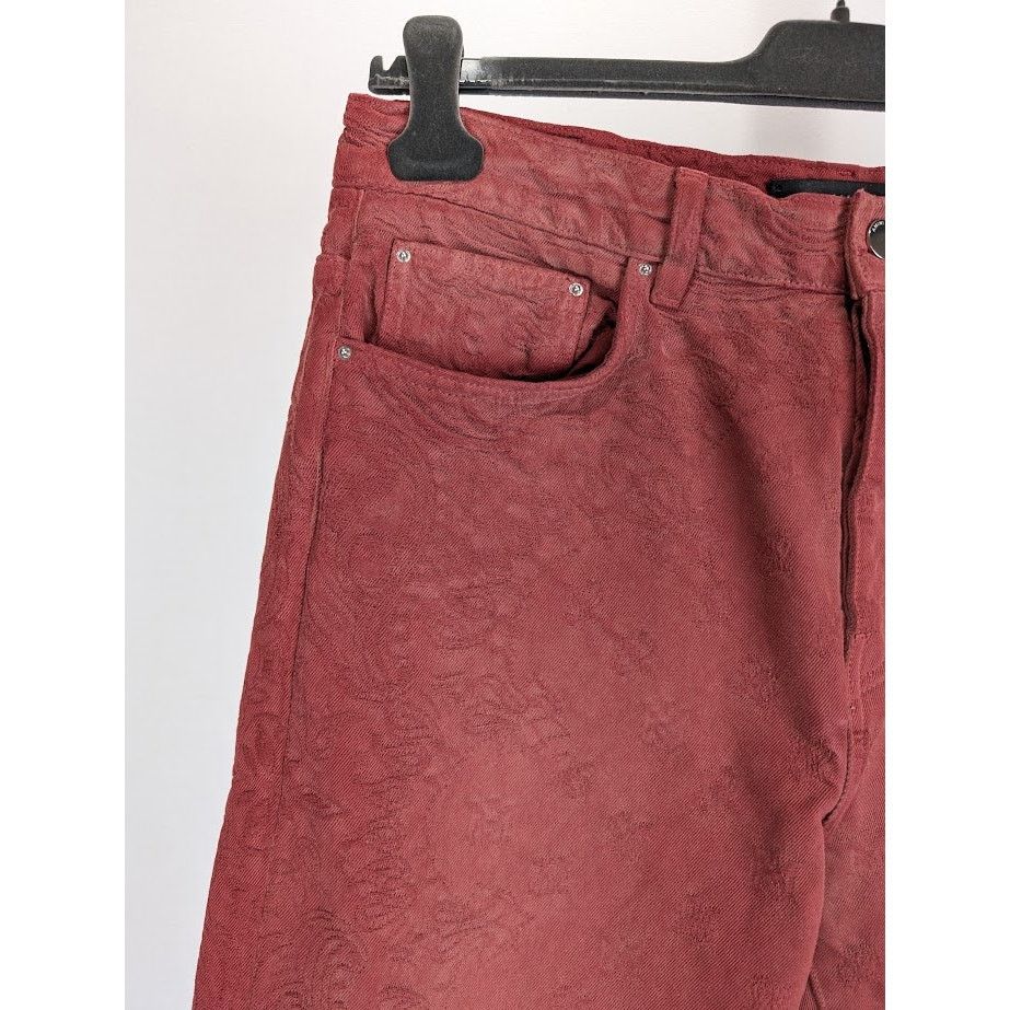 Amiri o1rshd1 Bandana Jacquard Pant in Sun Dried Tomato Size US 32 / EU 48 - 6 Thumbnail