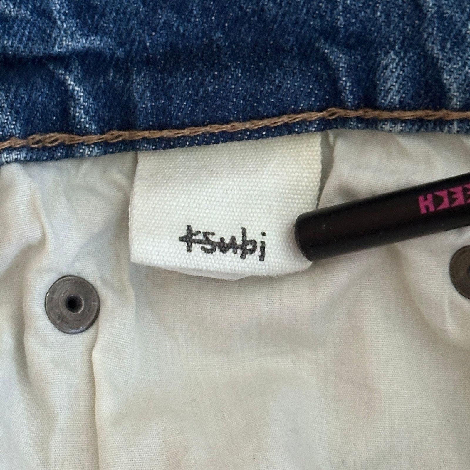 Ksubi Chitch Chronicle Blue Denim Jeans Size US 34 / EU 50 - 11 Thumbnail