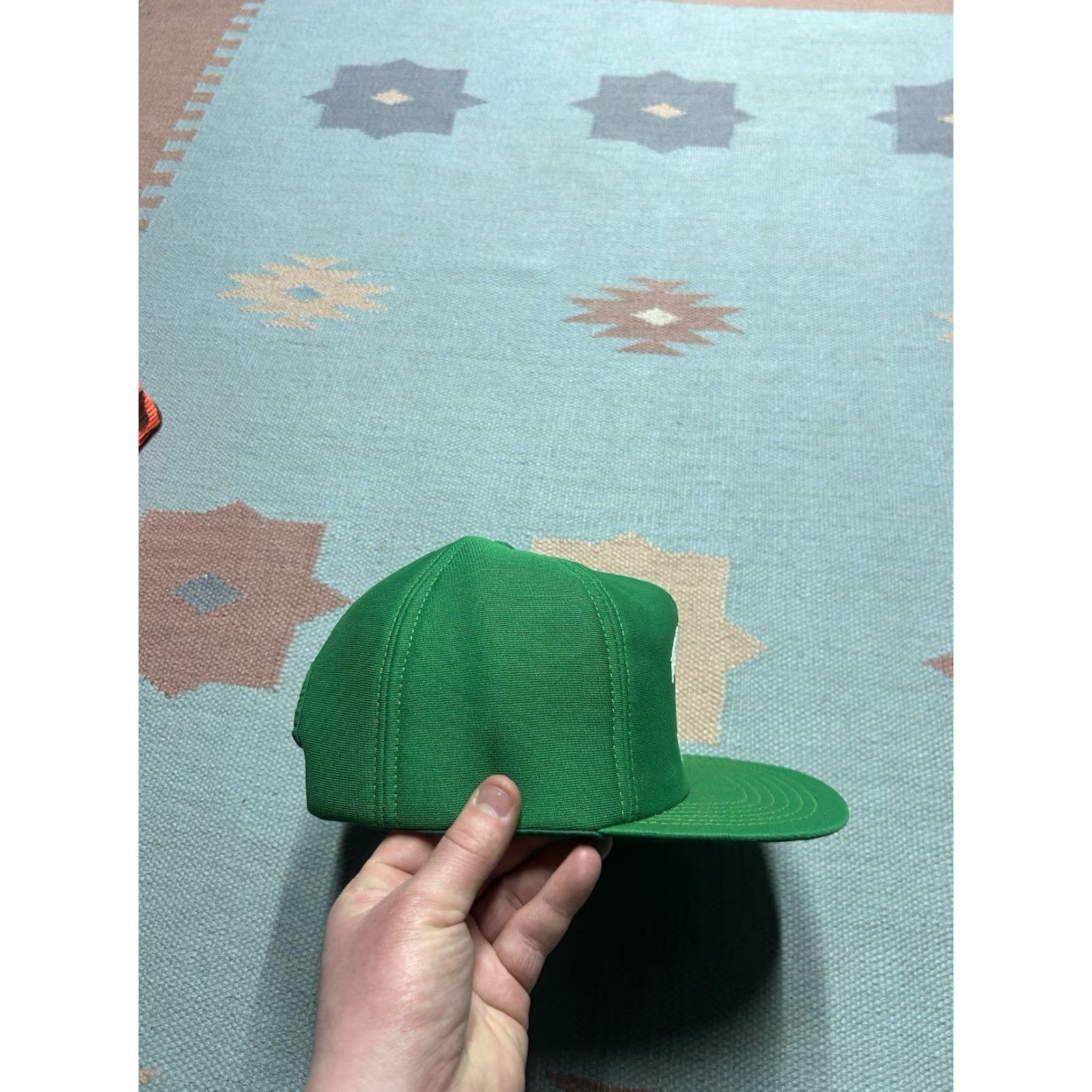 Vintage VINTAGE Auburn Snapback Hat Cap Ittner Bean & Grain Michigan Farm Green USA Adjustable Men Size ONE SIZE - 8 Thumbnail