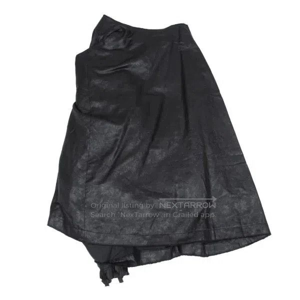 Comme des Garcons Comme Des Garcons size M Black vintage design half skirt Size 23" - 2 Thumbnail