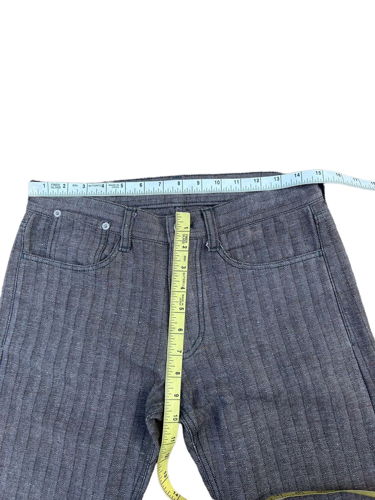 Hysteric Glamour Vintage 1990s Ozone Rocks HBT Striped Pant Size US 29 - 3 Thumbnail