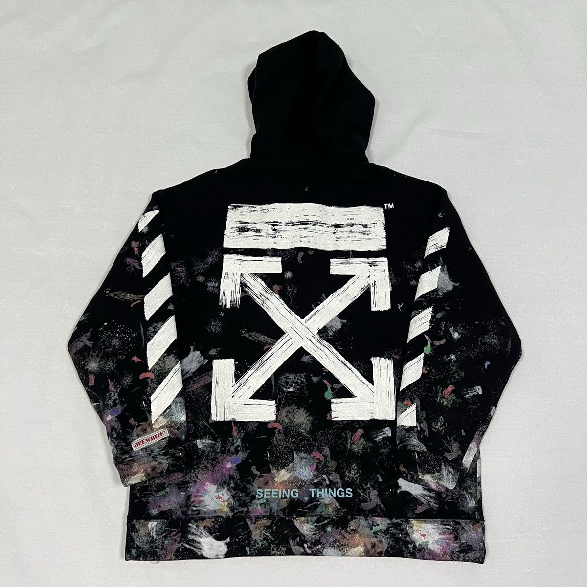 Off-White OFF-WHITE FW20 DIAG GALAXY BRUSHED OVER HOODIE Size US M / EU 48-50 / 2 - 6 Thumbnail