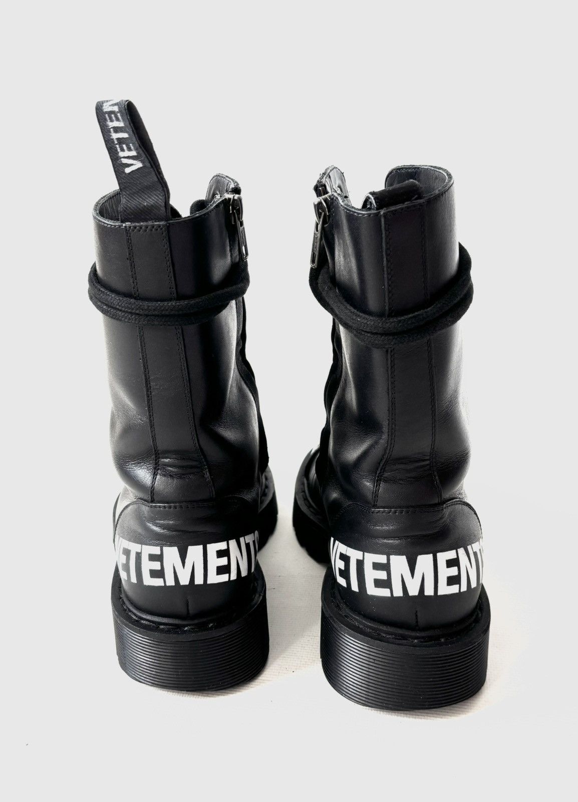 Vetements Vetements Combat Leather Boots Size US 8 / IT 38 - 2 Thumbnail