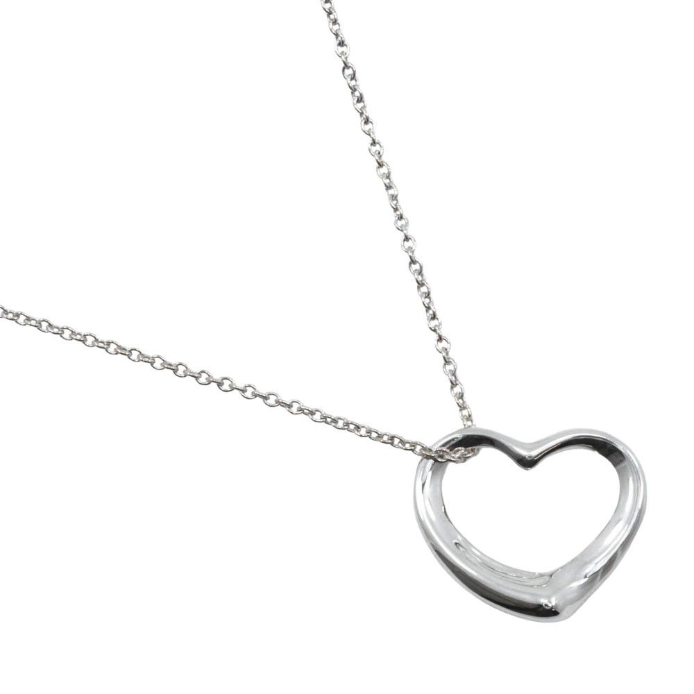 Tiffany & Co. Tiffany & Co. Tiffany Open Heart Elsa Peretti Silver 925 Necklace Metal Necklace DUTY FREE for USA Size ONE SIZE - 1 Thumbnail