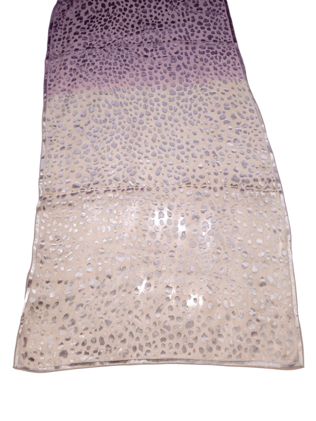 Yves Saint Laurent Yves Saint LAURENT YSL Paris Leopard Velvet Silk Scarf Size ONE SIZE - 4 Thumbnail
