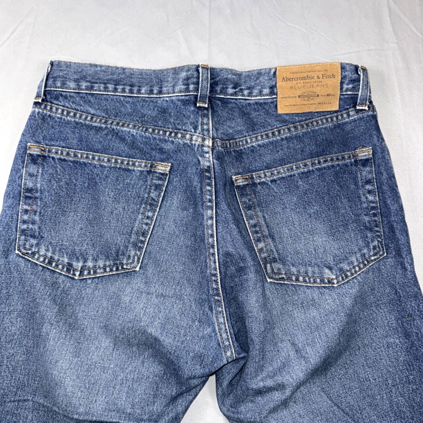 Abercrombie & Fitch VINTAGE Abercrombie & Fitch Jeans Womens 10 Blue Med Wash High Waist Size 32" / US 10 / IT 46 - 5 Thumbnail