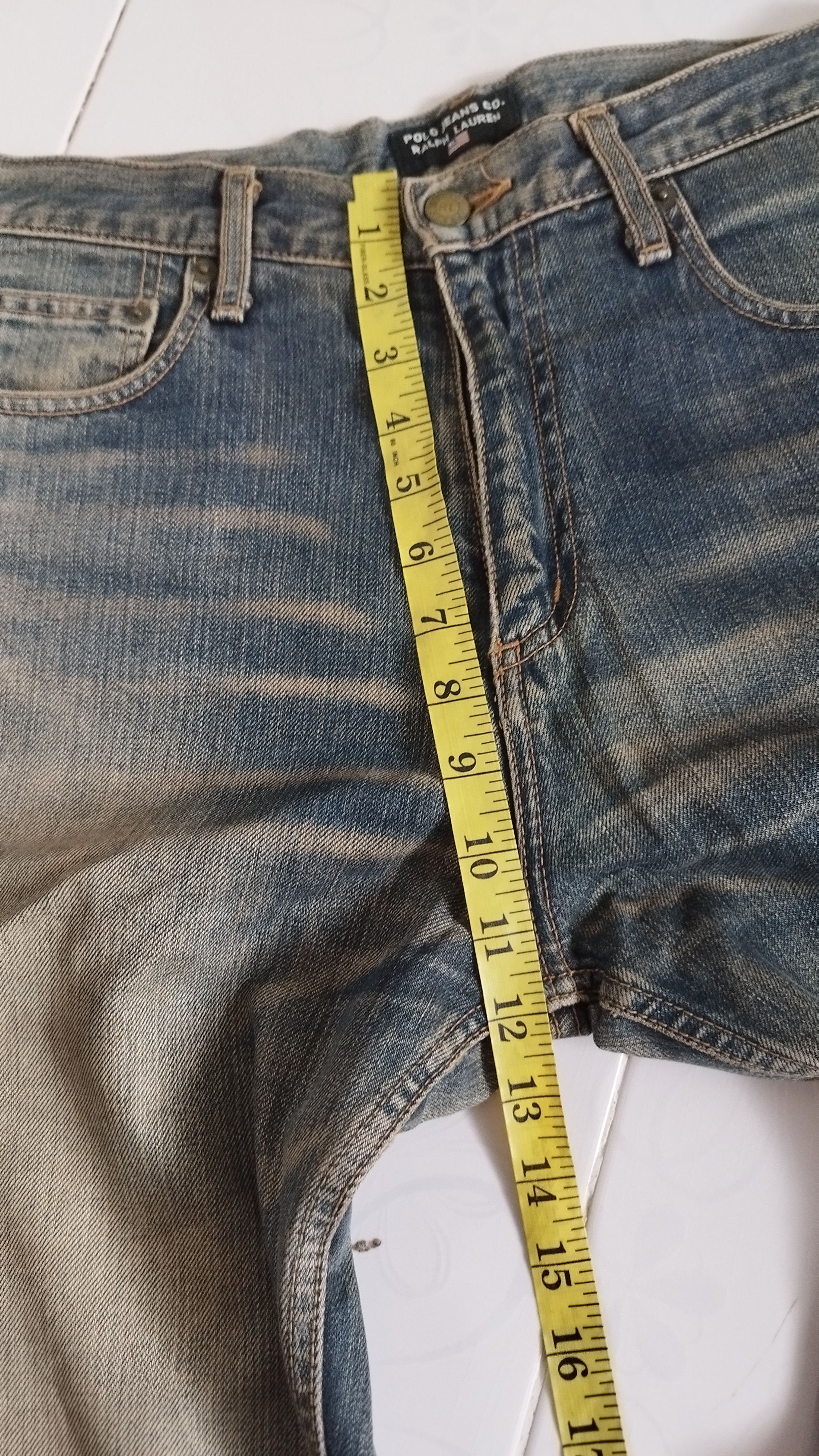 If Six Was Nine Polo RL vintage rust fade Size US 31 - 10 Thumbnail