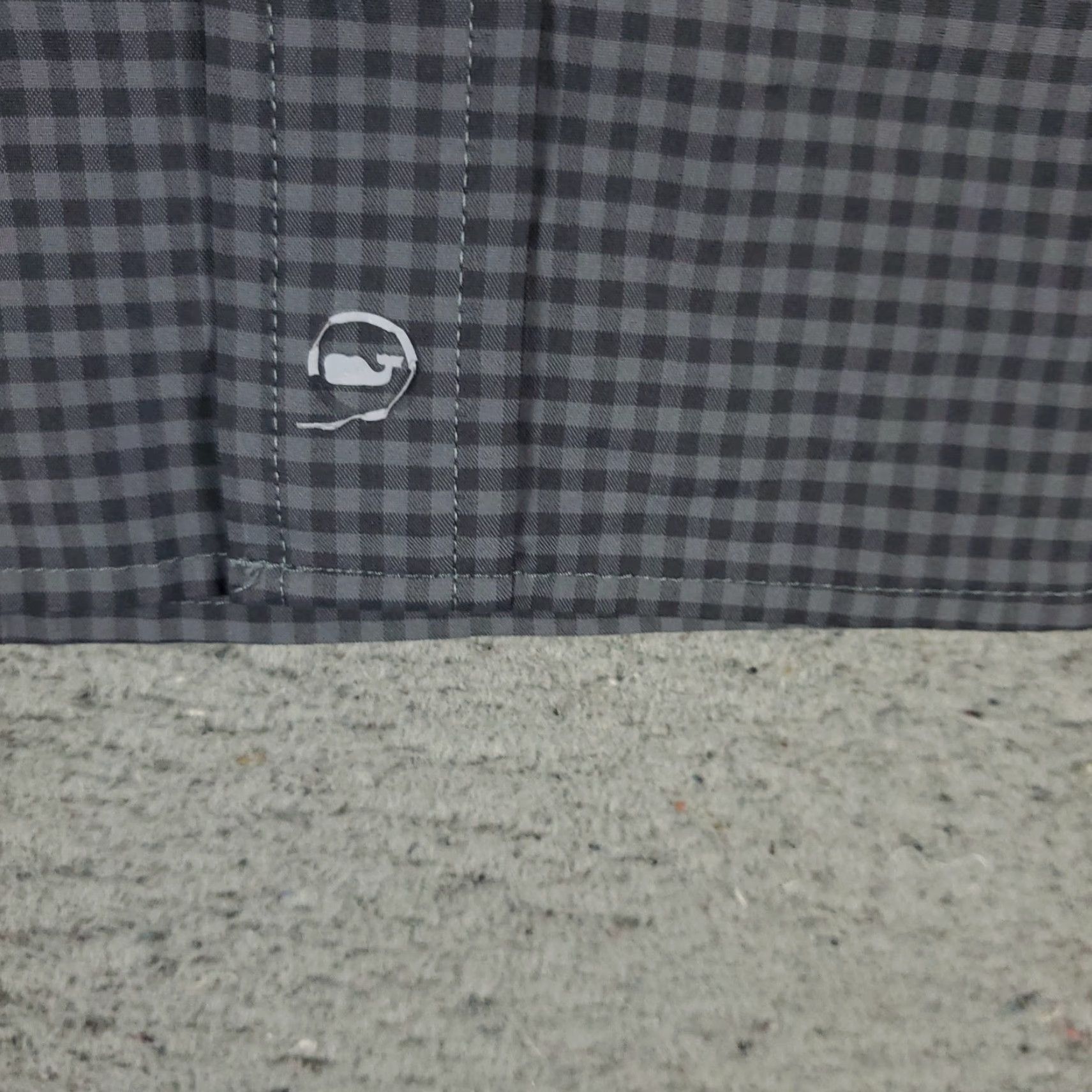 Vineyard Vines Vineyard Vines Shirt Mens XL Gray Check Classic Fit Button Up Long Sleeve Size US XL / EU 56 / 4 - 3 Thumbnail