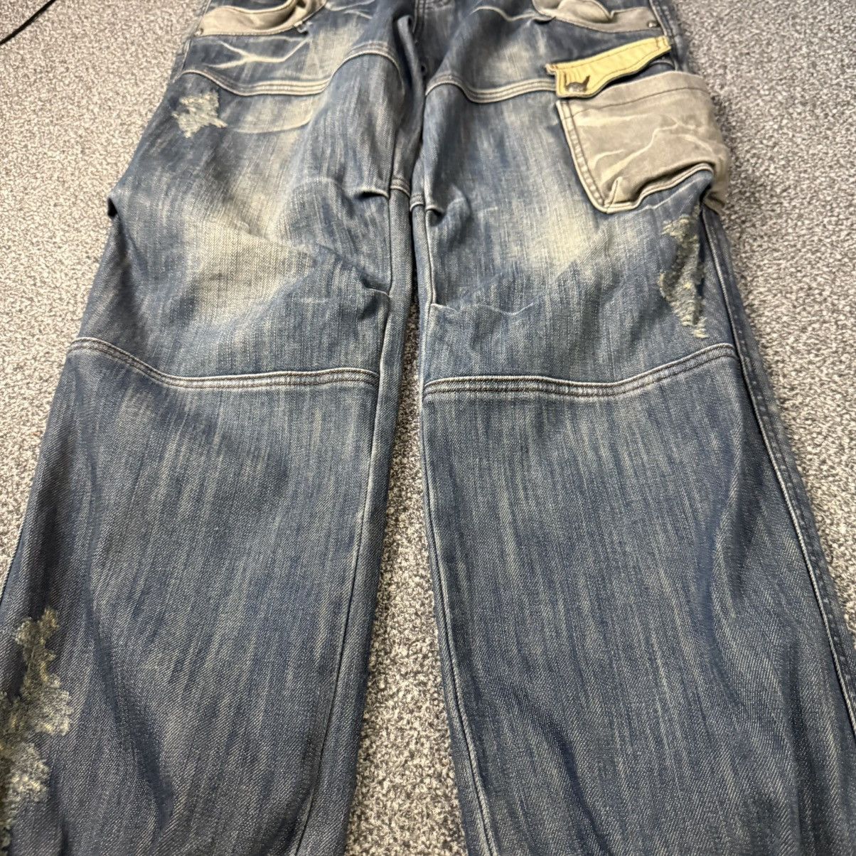Seditionaries 🔥 Y2k Distressed Bnx Thrashed Tactical Denim Visvim Style Size US 32 / EU 48 - 11 Thumbnail