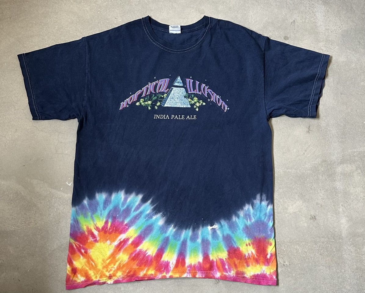 Vintage HOPTICAL ILLUSION INDIA PALE ALE BEERS TEE Size US M / EU 48-50 / 2 - 1 Thumbnail
