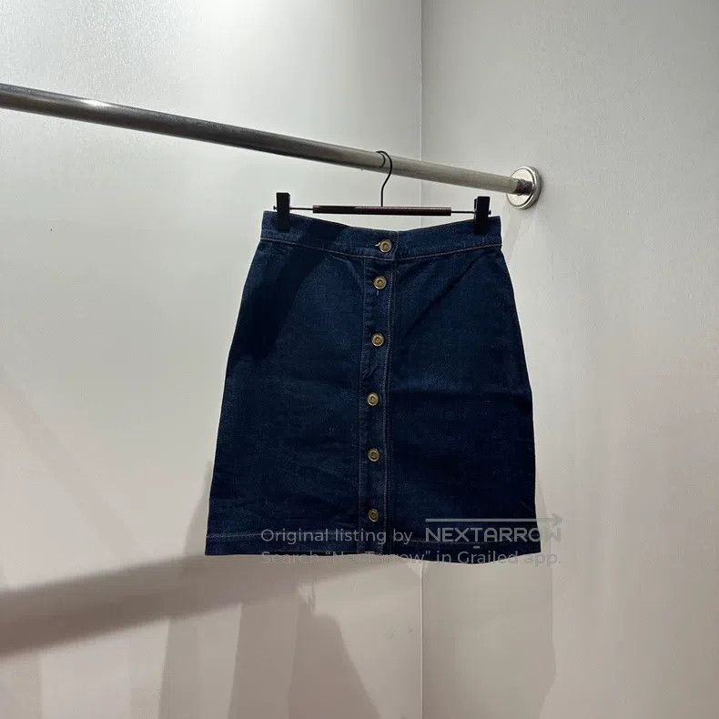 Fendi Fendi Double F logo denim short skirt, cotton Size 26" / US 2 / IT 38 - 1 Thumbnail