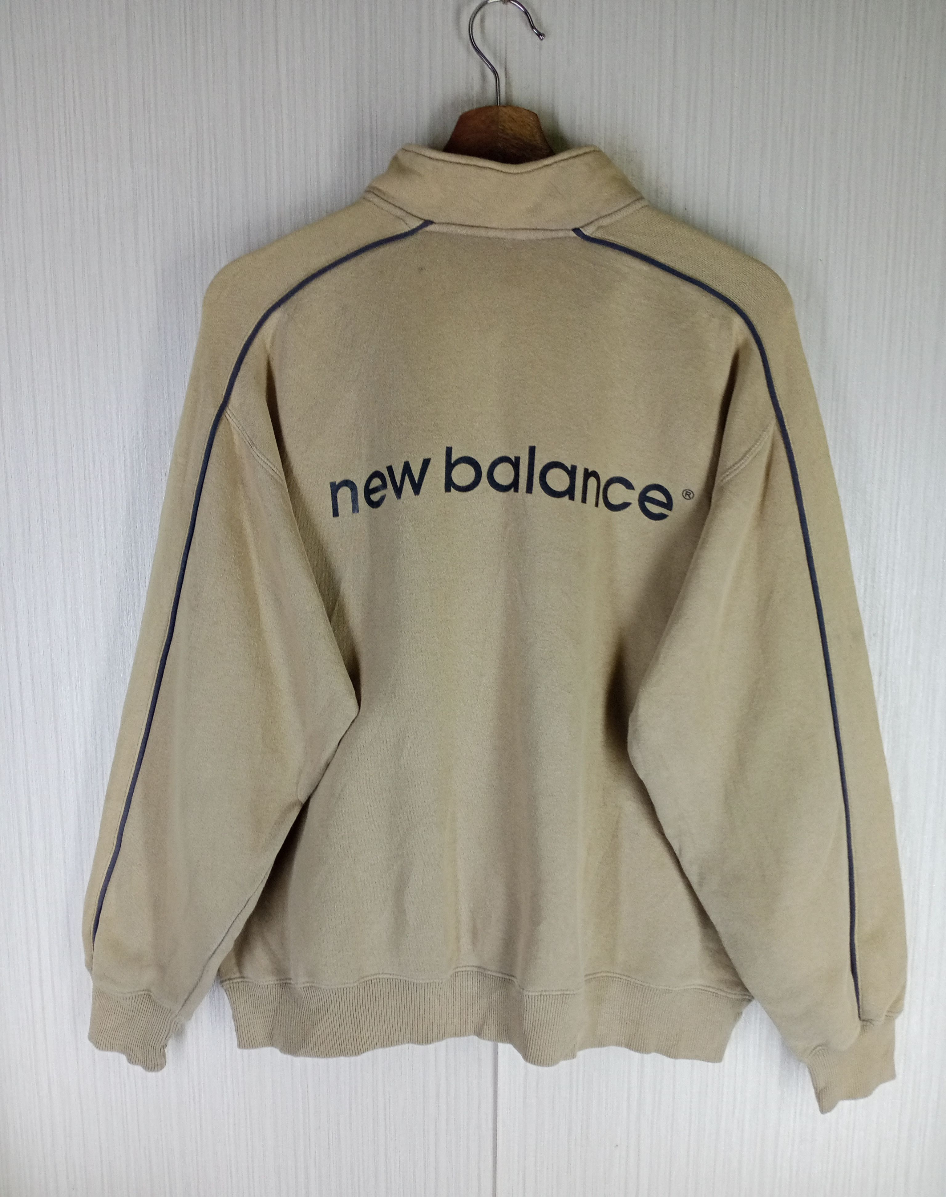 New Balance Vintage New Balance Half Zipper Sweatshirt Size US M / EU 48-50 / 2 - 2 Thumbnail