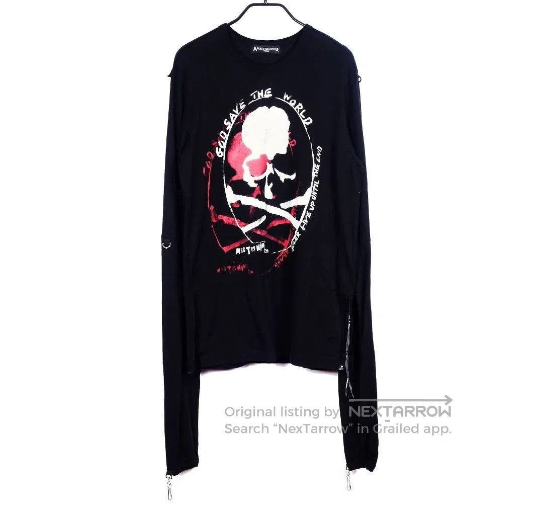 Mastermind Japan Black Long Sleeve Skull Graphic Shirt - Size M. Size US M / EU 48-50 / 2 - 1 Thumbnail