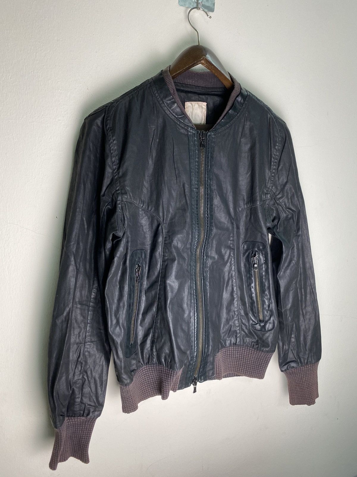 Diesel Vtg Diesel Cow Leather Brave Jacket Made In Tunisia Size US M / EU 48-50 / 2 - 2 Thumbnail