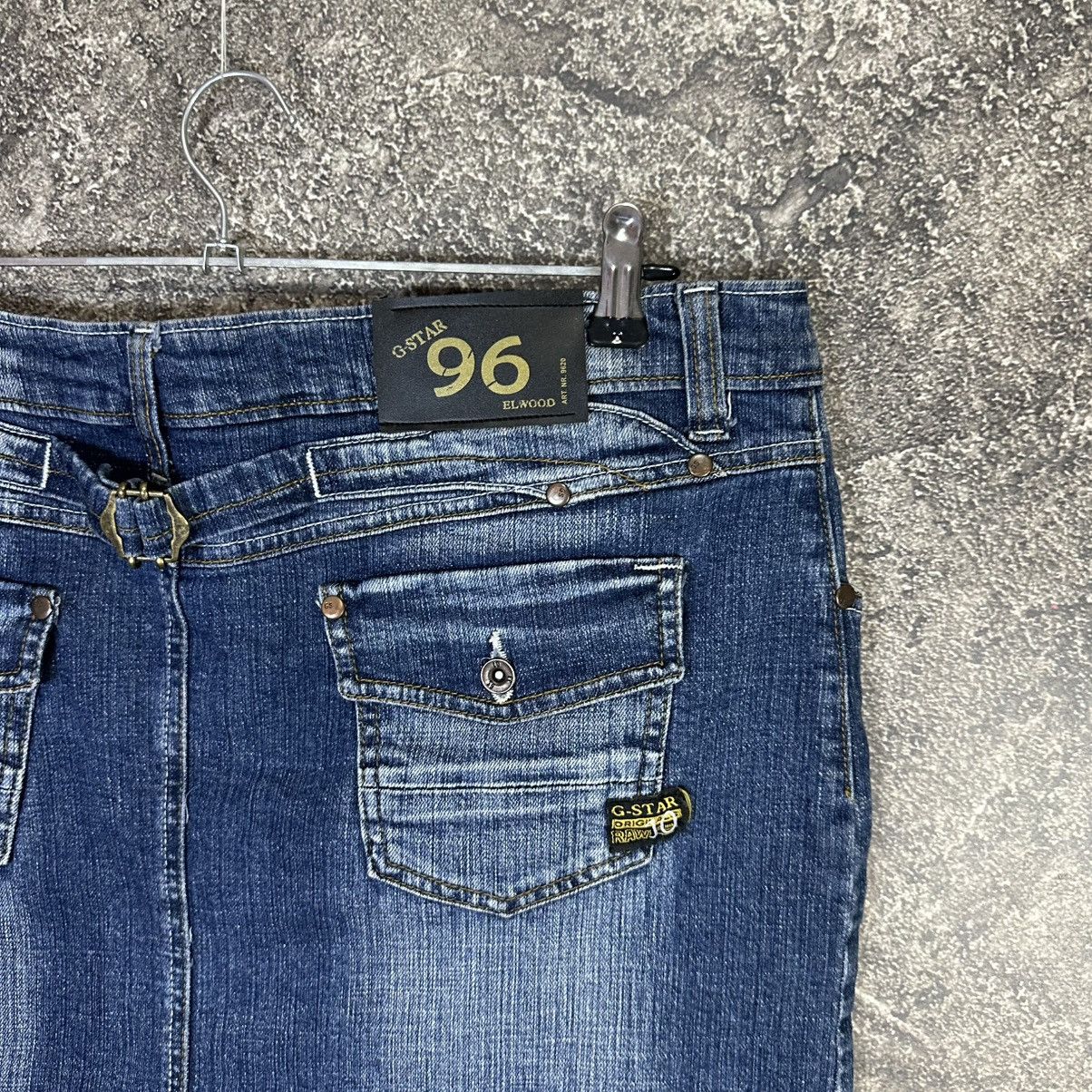 G-Star Vintage Rare G-Star 96 Big Logo Mini Skirt Size 40" / US 18 - 11 Thumbnail