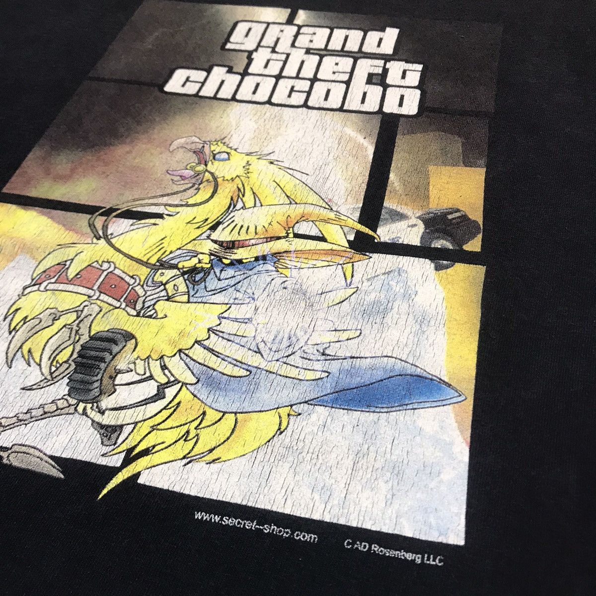 Vintage VINTAGE PARODY GRAND THEFT CHOCOBO ART Y2K RARE TEE Size US L / EU 52-54 / 3 - 3 Thumbnail