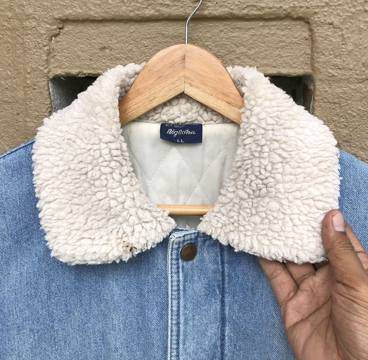 Big John Vintage Big John Oren Tab Distressed Denim Jacket Size US L / EU 52-54 / 3 - 20 Thumbnail
