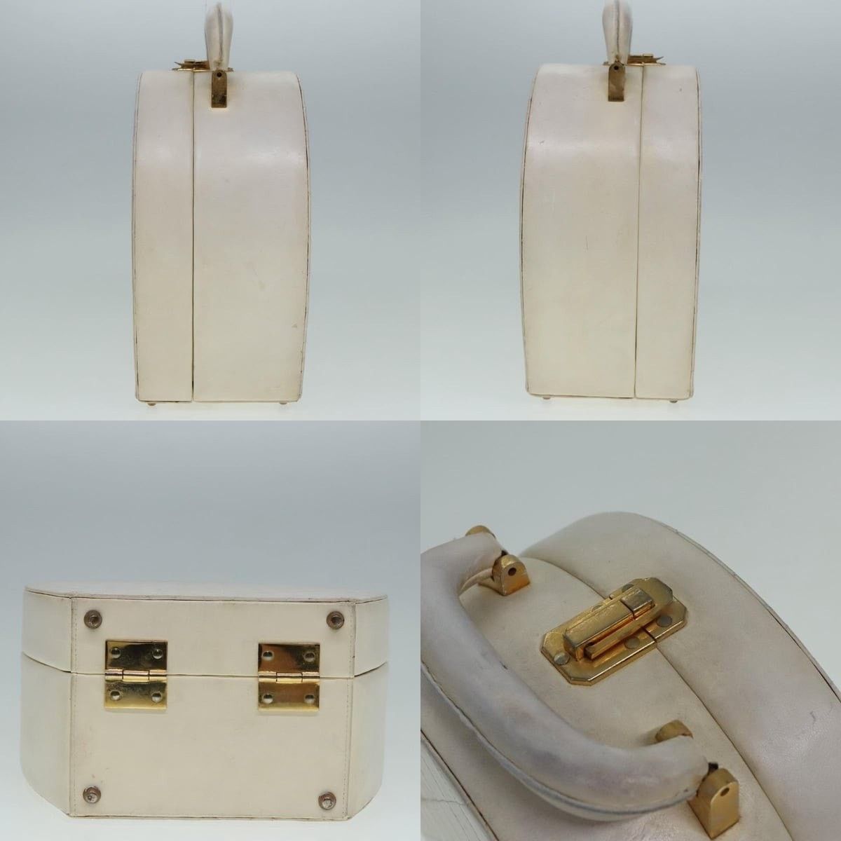 Chanel Chanel Vanity Handbag Leather White CC Size ONE SIZE - 3 Thumbnail