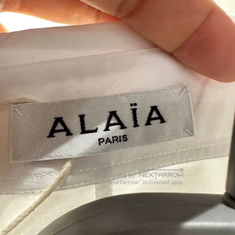 Alaia Alaia Solid Color Tailored Cotton Long Sleeve Shirt Size XS / US 0-2 / IT 36-38 - 3 Thumbnail