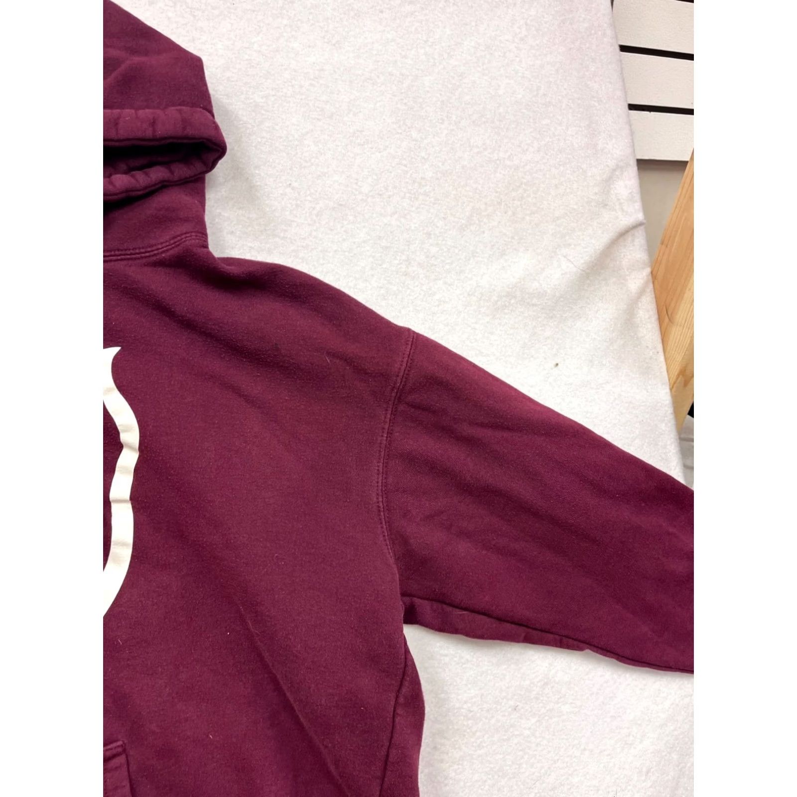 Spitfire Spitfire Burgundy Hoodie XL Graphic Flame Logo Pullover Sweatshirt Mens XL Burgandy (spelling corrected: burgundy) Size US XL / EU 56 / 4 - 7 Thumbnail