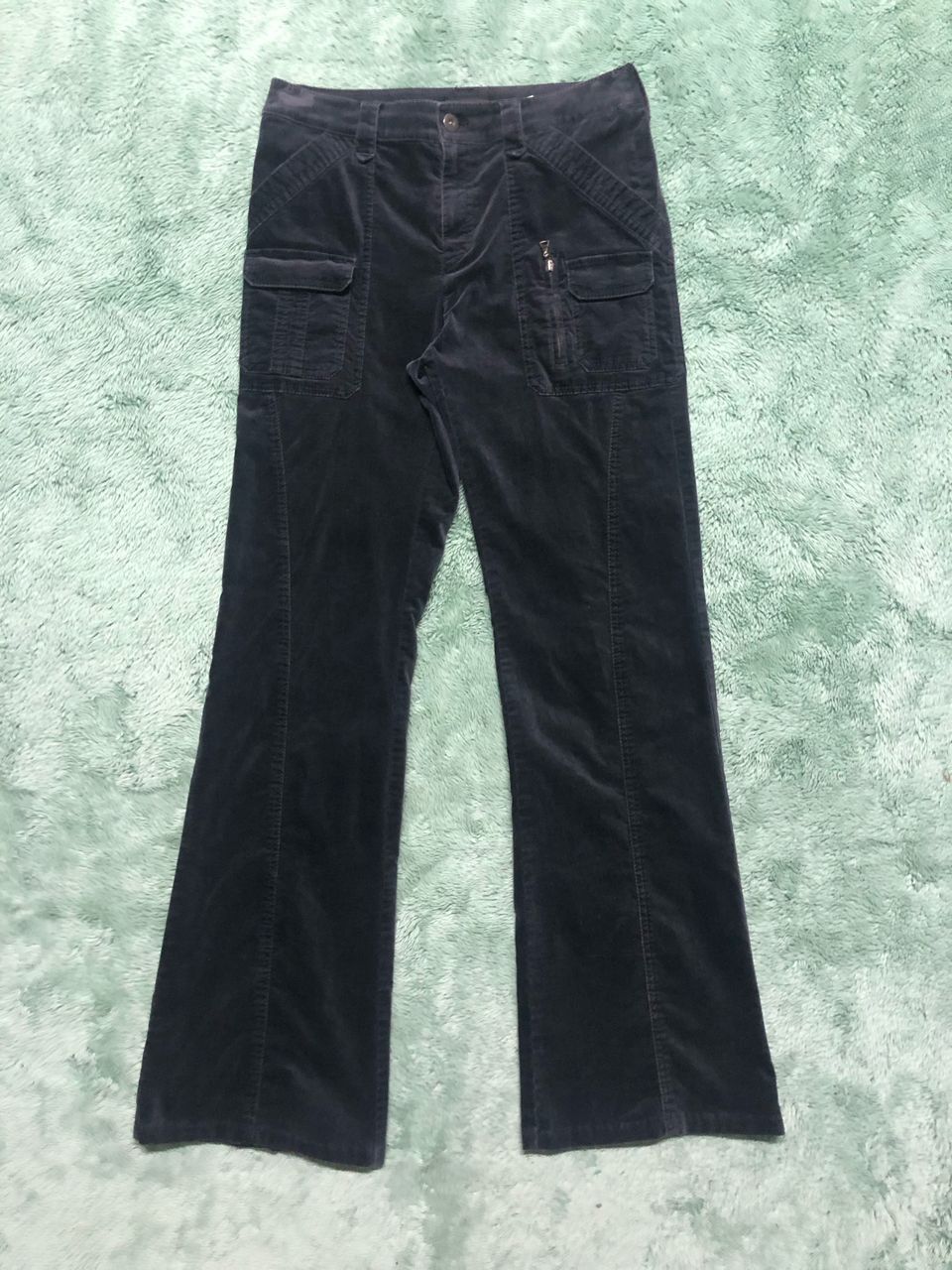 JAPANESE BRAND PASSIŌNE VELVET BUSH PANTS NICE DESIGN