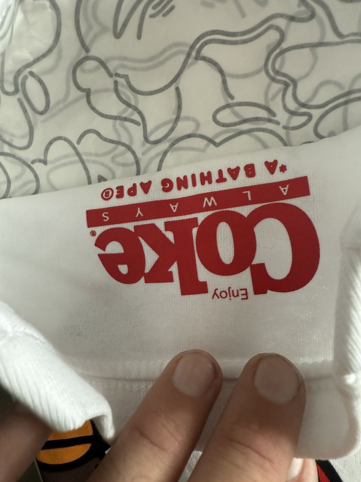 Bape Bape x Coca Cola Always cool tee Size US M / EU 48-50 / 2 - 3 Thumbnail