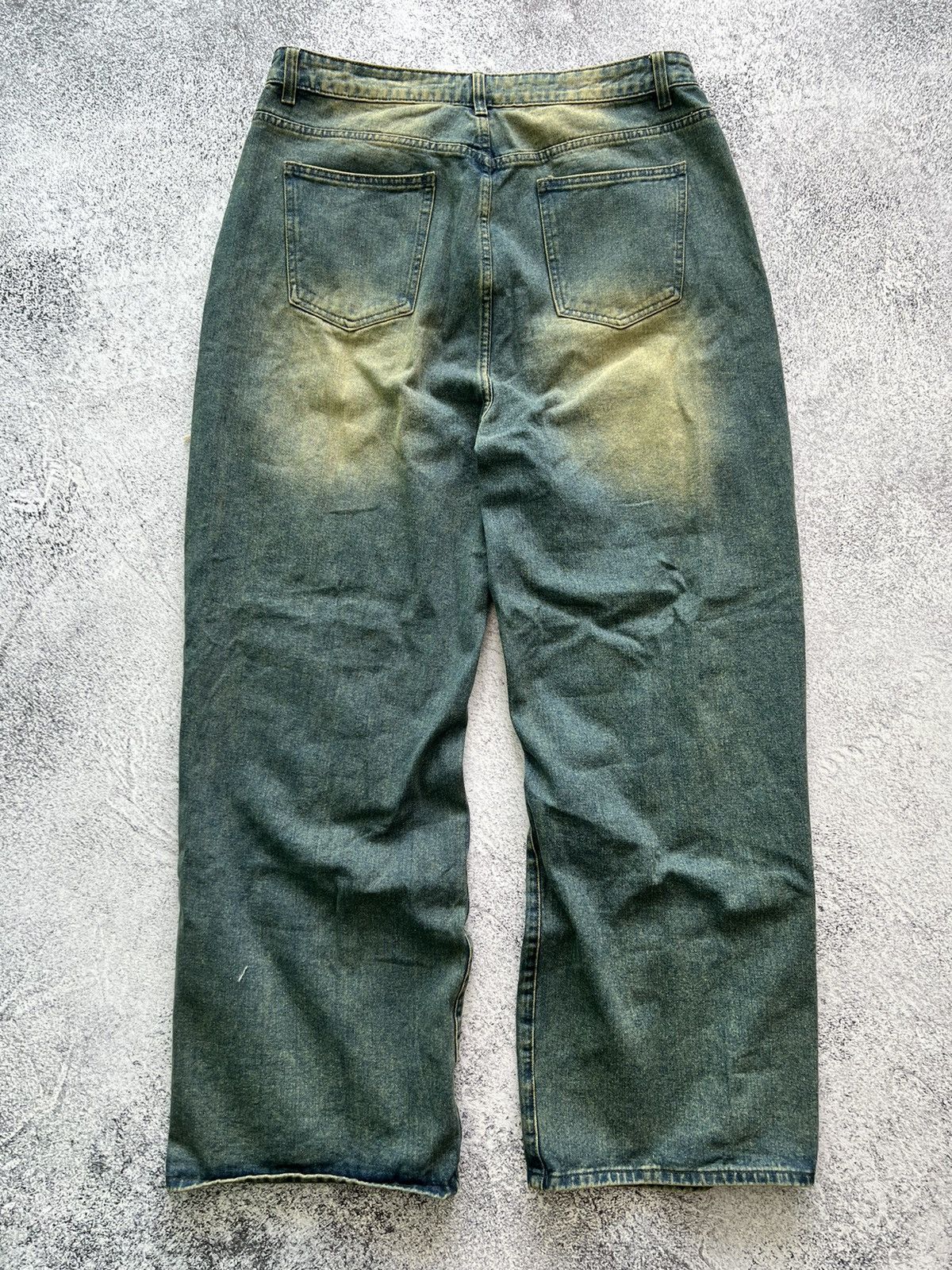 Japanese Brand INDIGO VINTAGE EXTREME RIP-FRONT STRAIGHT LEG OPIUM JEANS Size US 38 / EU 54 - 6 Thumbnail