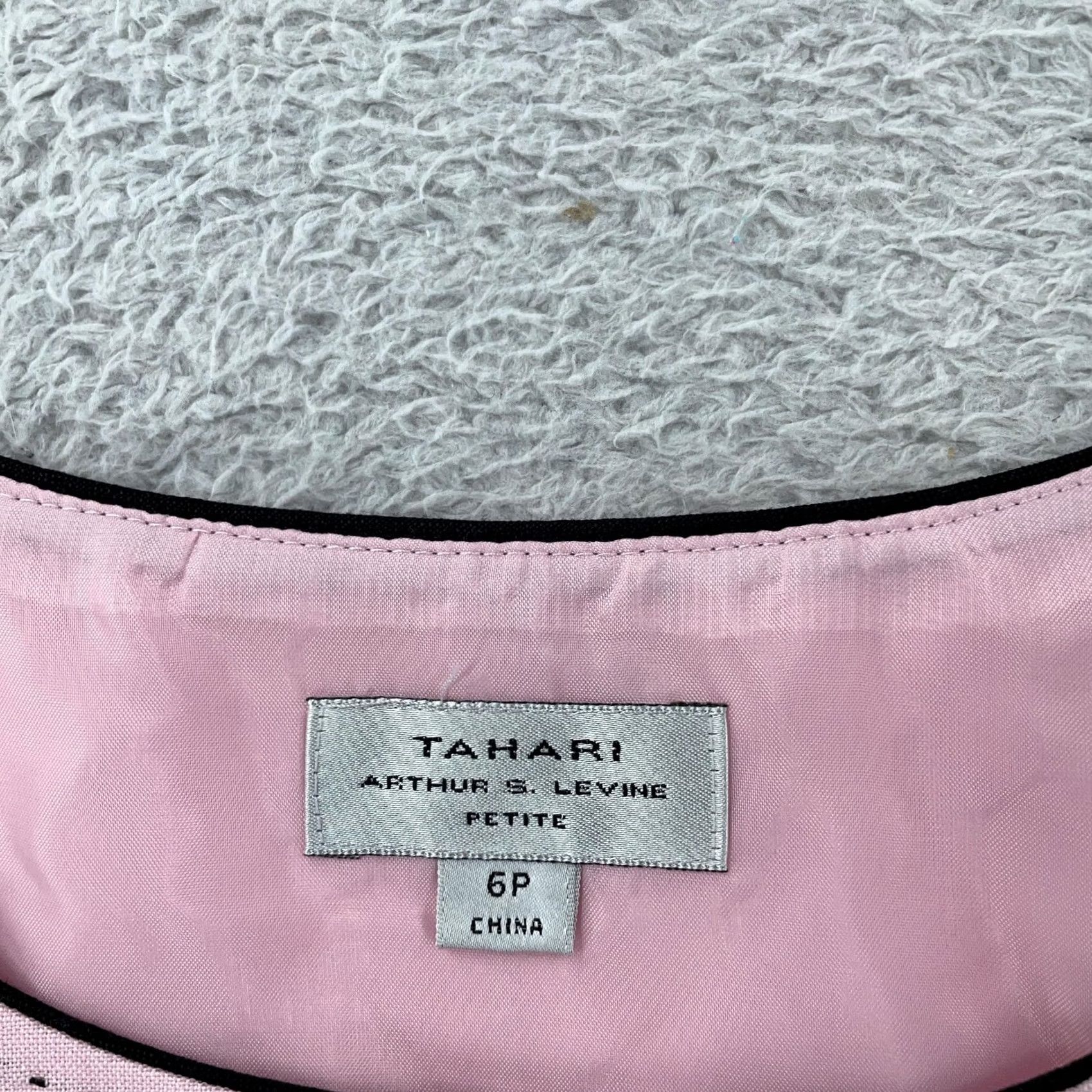 Vintage Tahari Lined Blouse Womens Petite 6P Pink Sleeveless Linen Blend Camisole Tank Shirt Womens Casual Size M / US 6-8 / IT 42-44 - 6 Thumbnail