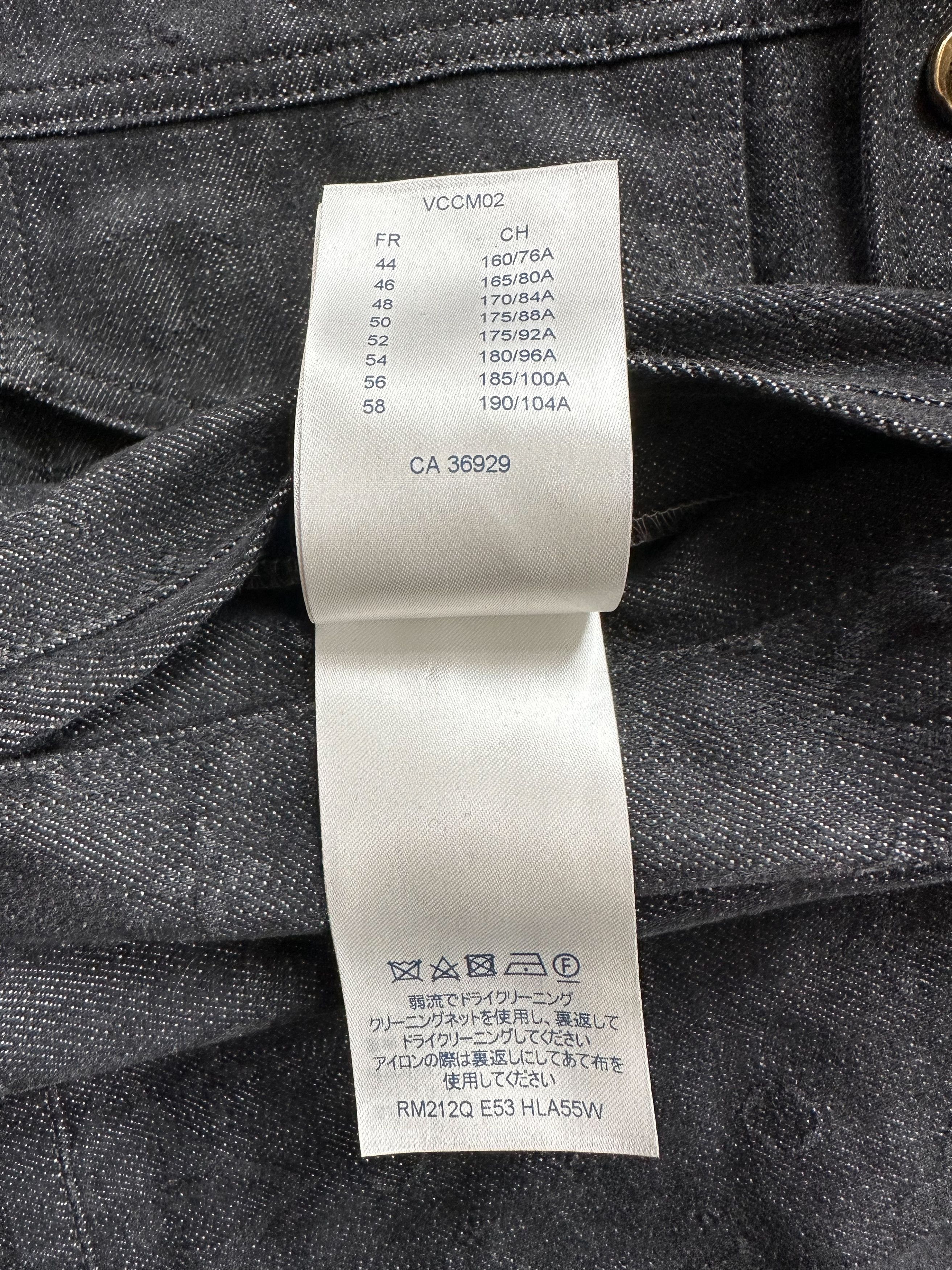 Louis Vuitton Louis Vuitton Black DNA Monogram Denim Jacket Size US L / EU 52-54 / 3 - 7 Thumbnail