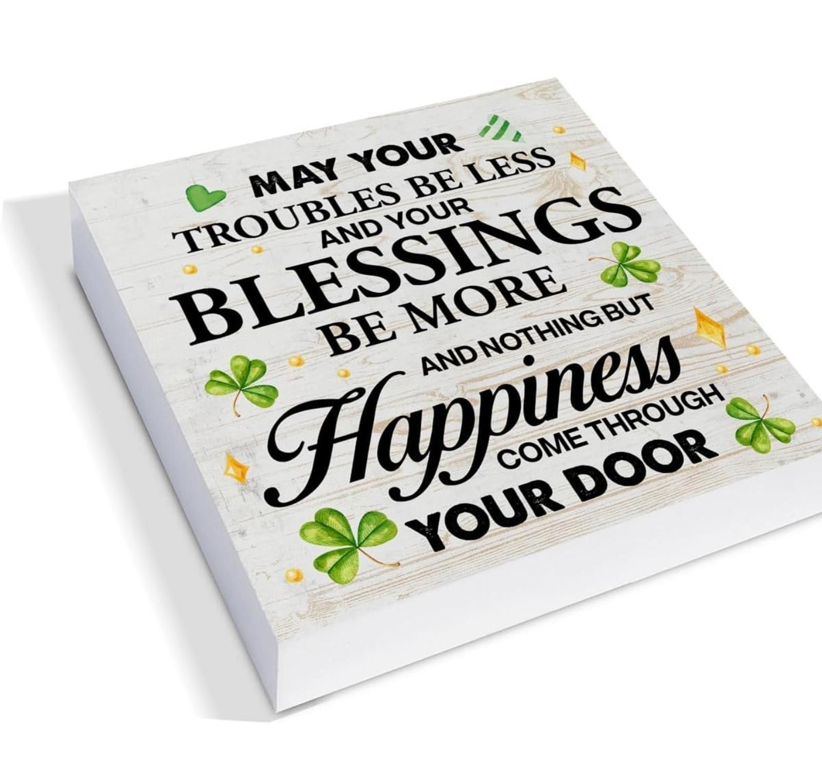The Unbranded Brand St. Patrick's Day Wood Sign Size ONE SIZE - 4 Thumbnail