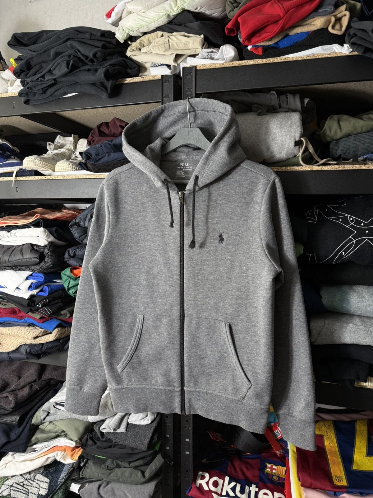 Polo Ralph Lauren Polo Ralph Lauren Zip Hoodie Gray Full Zip Sweatshirt Logo Size US S / EU 44-46 / 1 - 1 Thumbnail