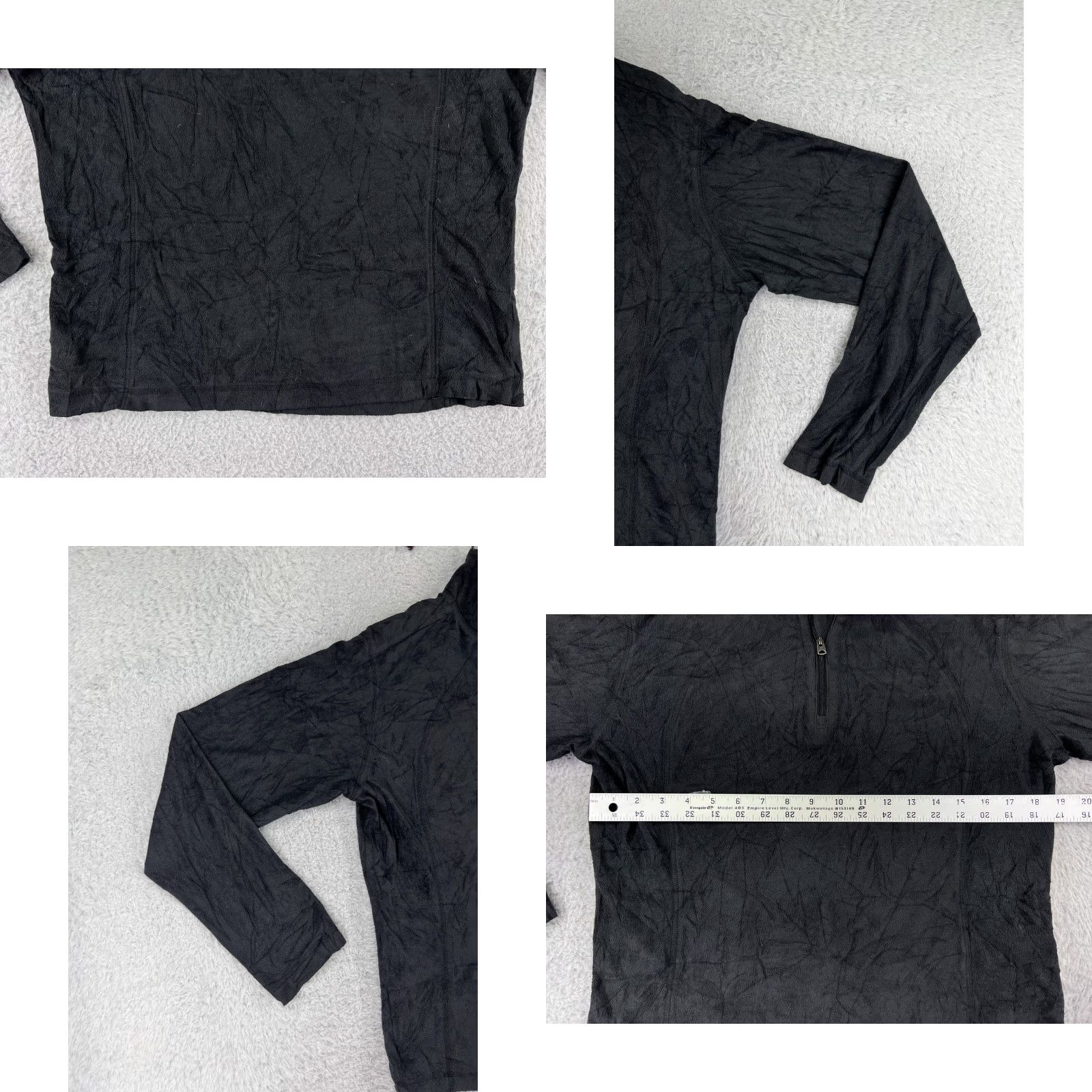 Vintage Columbia Sweat Jacket Women L Black 1/4 Zip Fleece Polyester Hiking Camp Outdoor Jacket Size L / US 10 / IT 46 - 8 Thumbnail