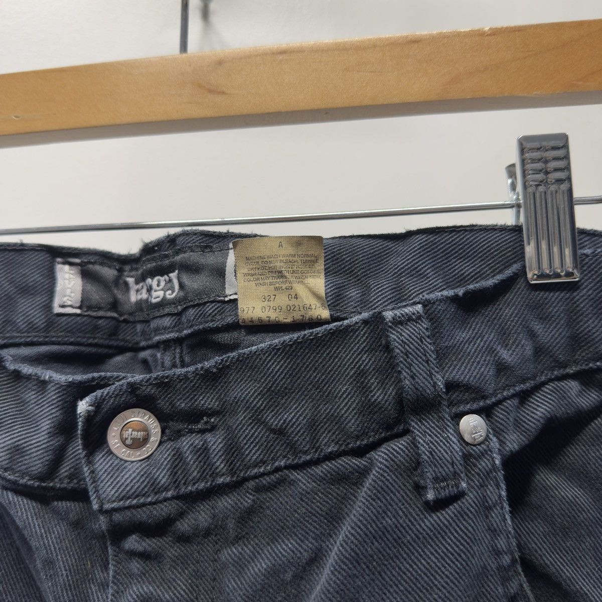Levi's 90s Levi's Silvertab Black Baggy Jeans ERD Grunge Chrome Size US 38 / EU 54 - 7 Thumbnail