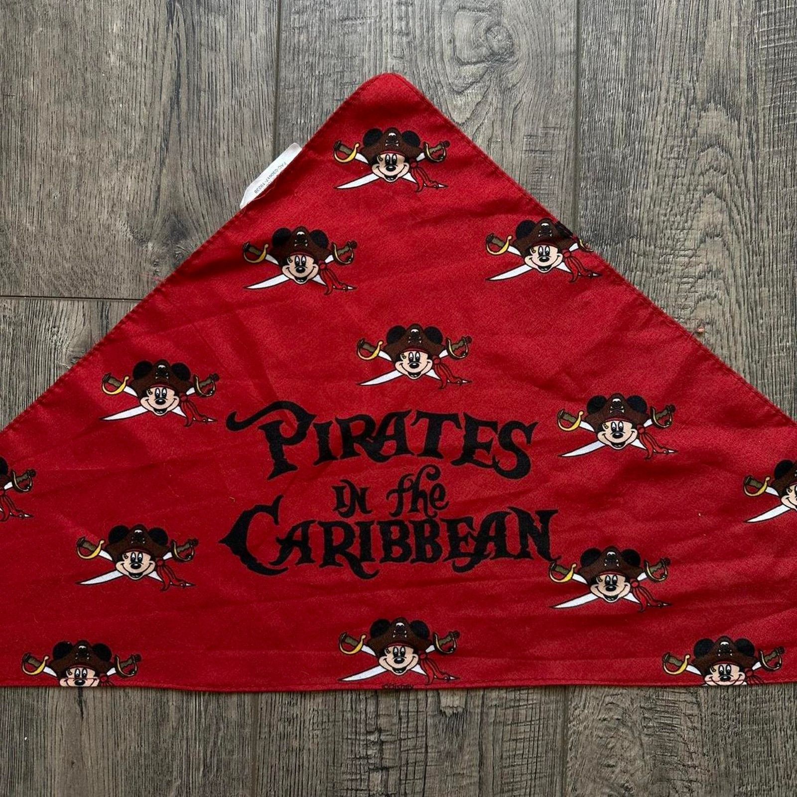 Disney Disney Pirates of The Caribbean Mickey Mouse Neck Scarf Size ONE SIZE - 1 Thumbnail