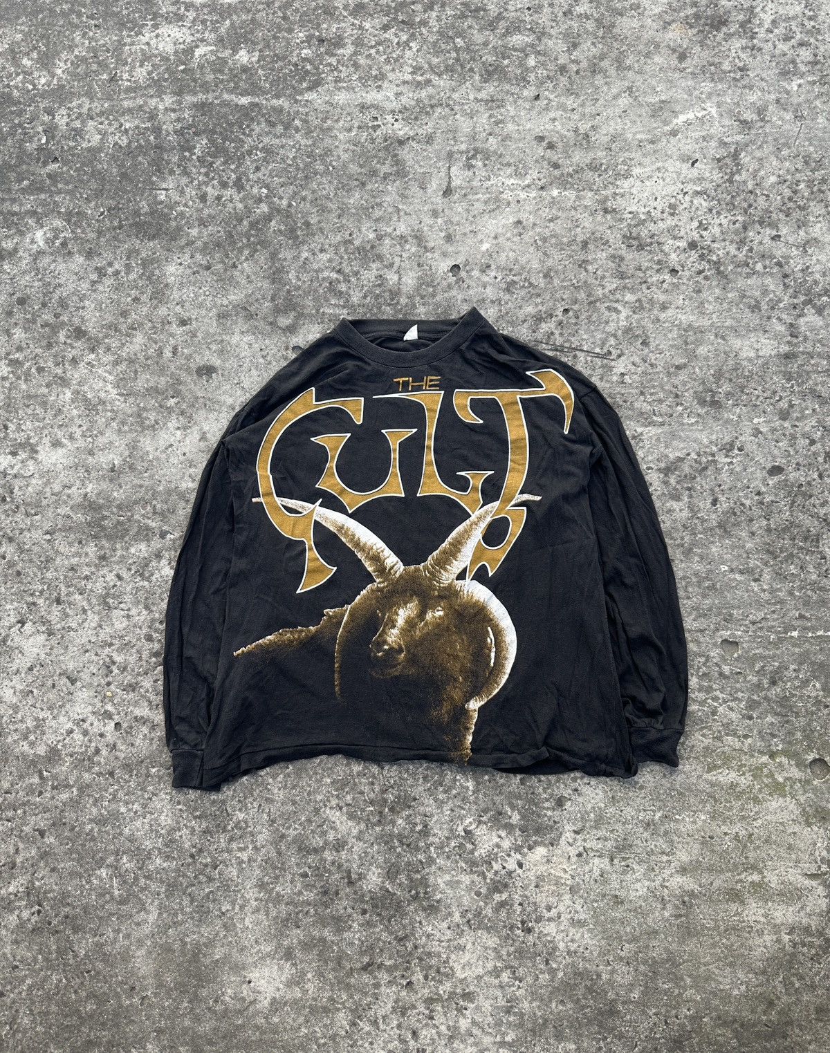 Band Tees Vintage The Cult Logo Long Sleeve 90s Rock Very Rare XL Band Size US XL / EU 56 / 4 - 1 Thumbnail