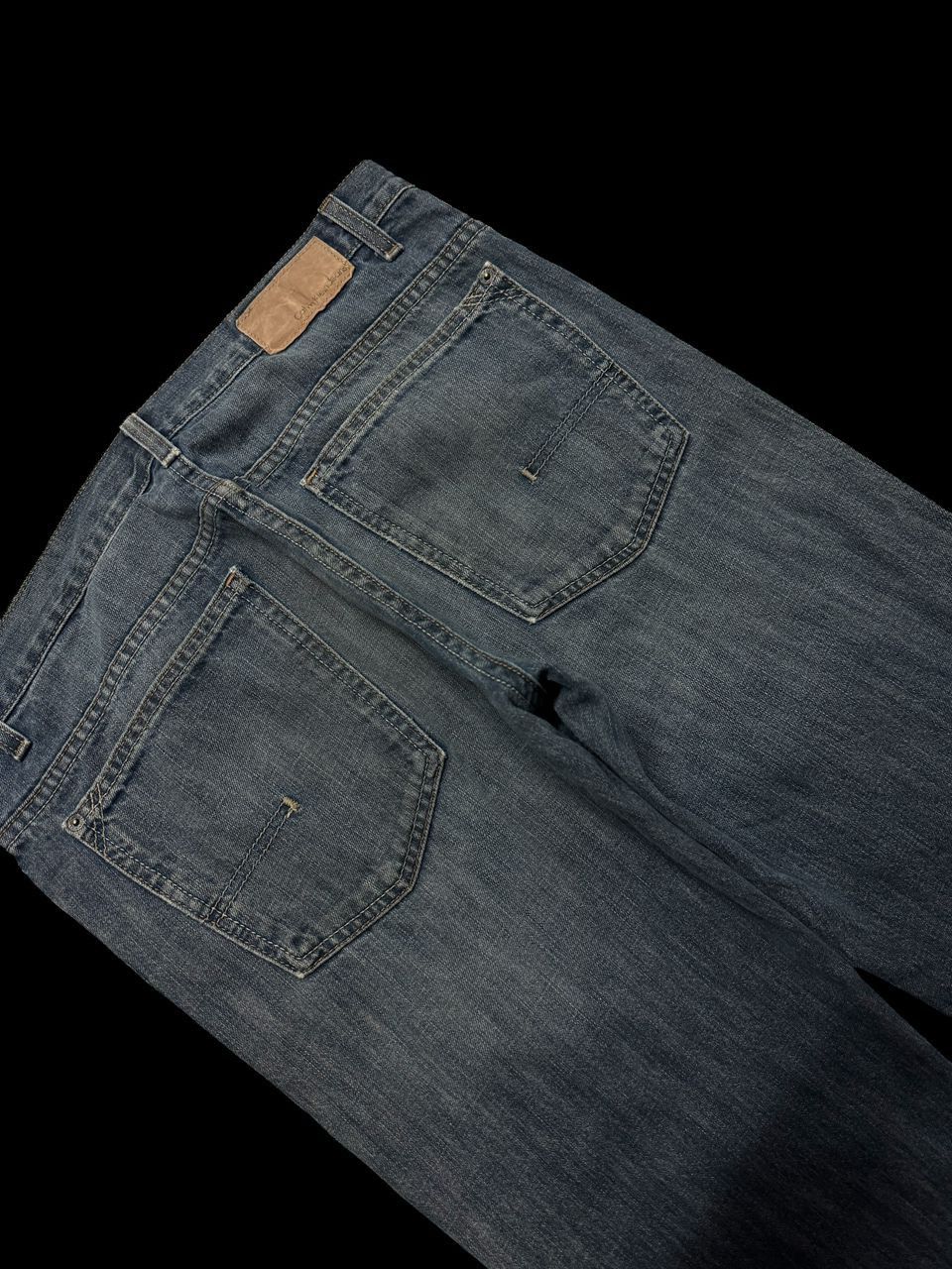 Vintage BOOTCUT Vintage Y2K Calvin Klein Jeans Insane Rusty Distress Size US 35 - 17 Thumbnail