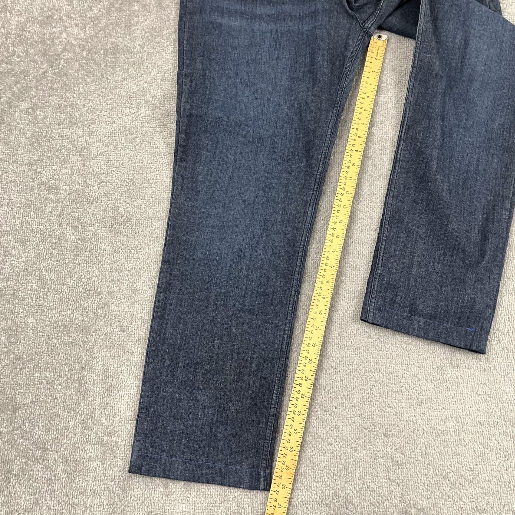 Denime Mugsy Jeans Men 40 x 31 Blue Straight Leg Stretch Denim Casual Pants Size US 40 / EU 56 - 7 Thumbnail