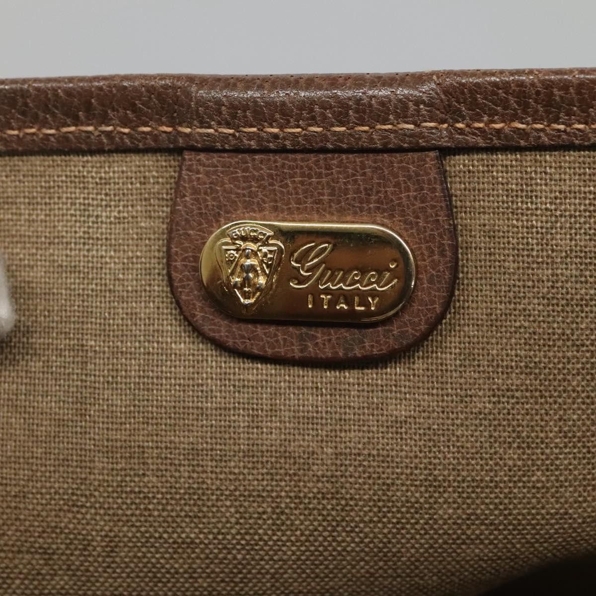 Gucci GUCCI GG Supreme Web Sherry Line Tote Bag Pvc Beige 002 904 Size ONE SIZE - 15 Thumbnail