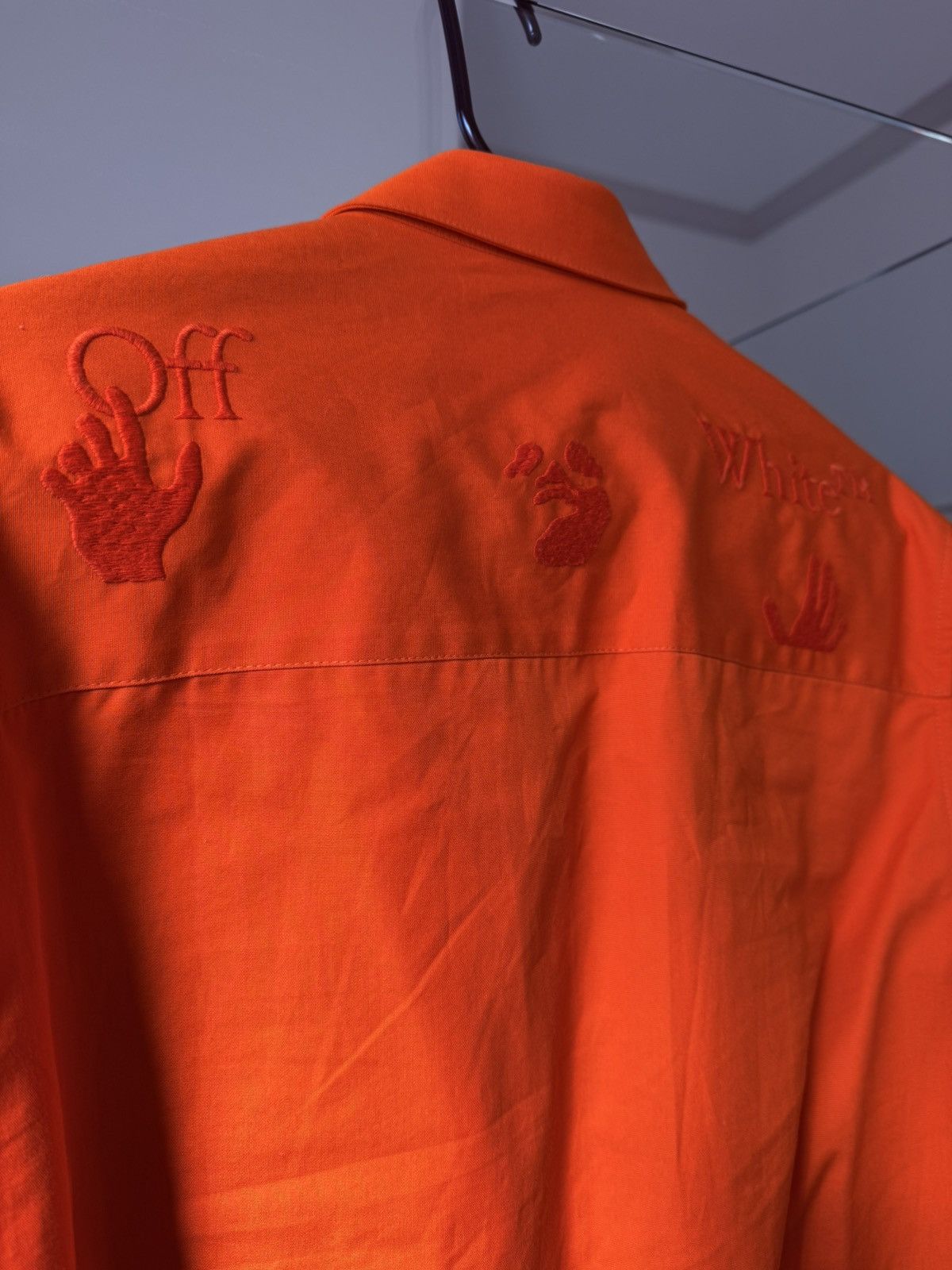 Off-White Off-White Orange Workwear Overshirt Jacket Size US M / EU 48-50 / 2 - 6 Thumbnail